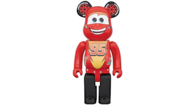 Bearbrick x Disney Pixar Lightning McQueen 1000% Red
