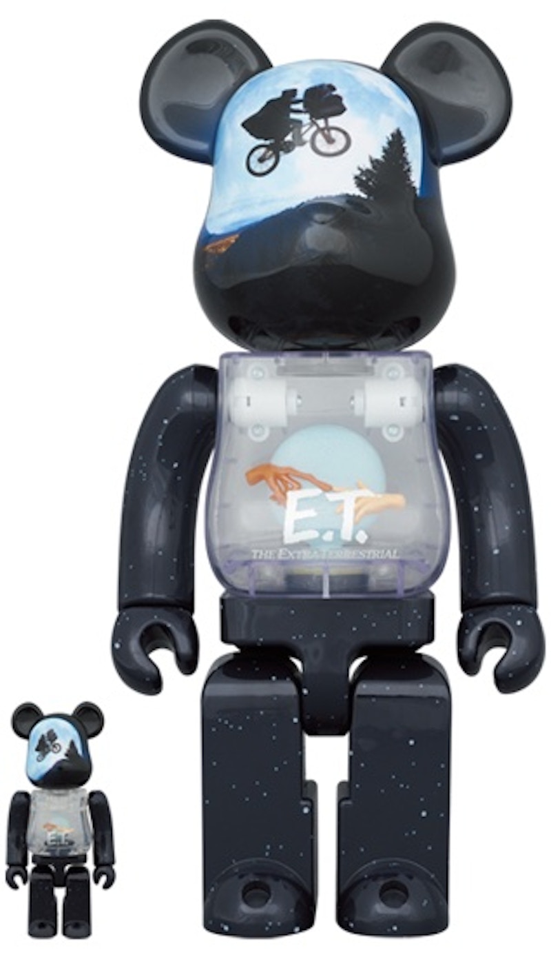 Bearbrick x E.T. Light Up Ver. 100% & 400% Setその他