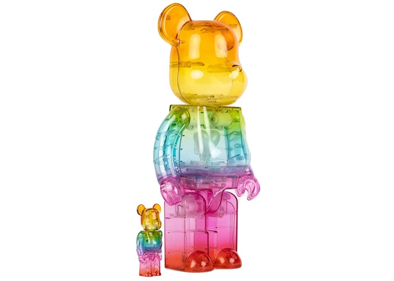 Bearbrick x Emotionally Unavailable Gradient Heart 100% & 400% Set 