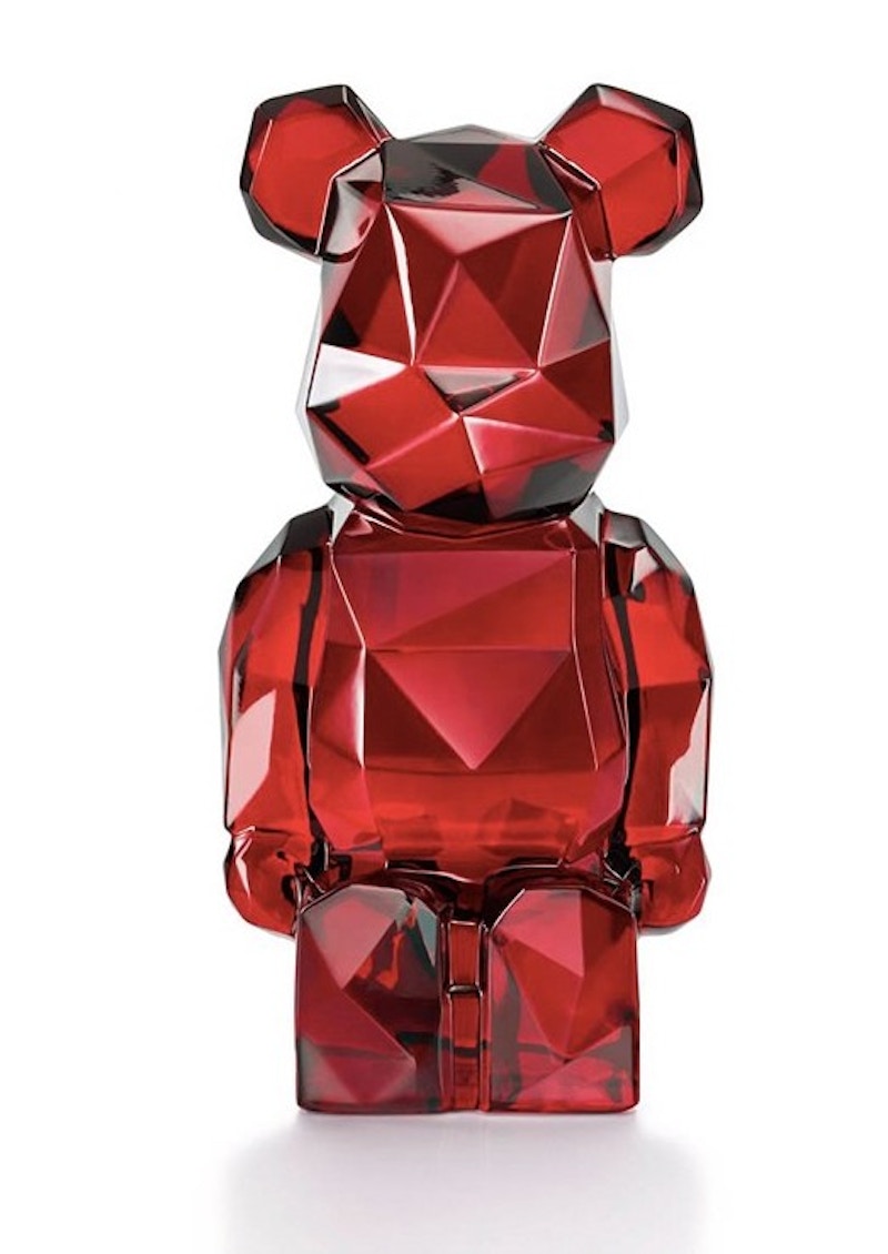 Bearbrick x Fragment x Baccarat Figure Red