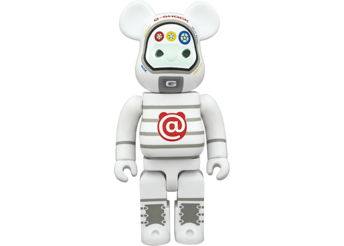 Bearbrick X G Shock G Shockman 400 White 13