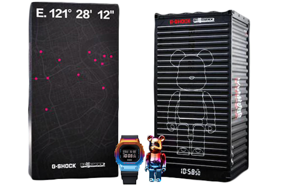 Bearbrick x G-Shock GM-5600SN & 100% Blind Box Figure x1
