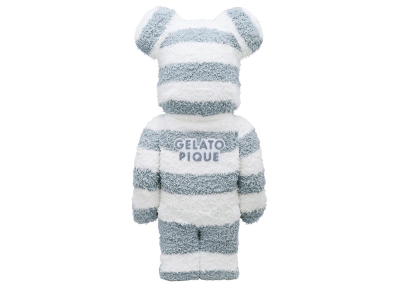 Bearbrick x Gelato Pique Pajamas 1000% White/Blue - US