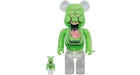 Bearbrick x Ghostbusters Slimer Vert Ghost 100% & 400% Vert