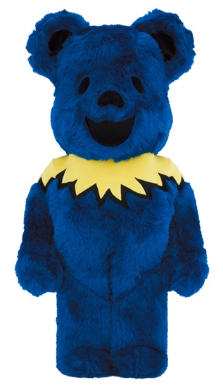 Bearbrick x Grateful Dead Dancing Bear Costume Ver. 1000% Blue - US