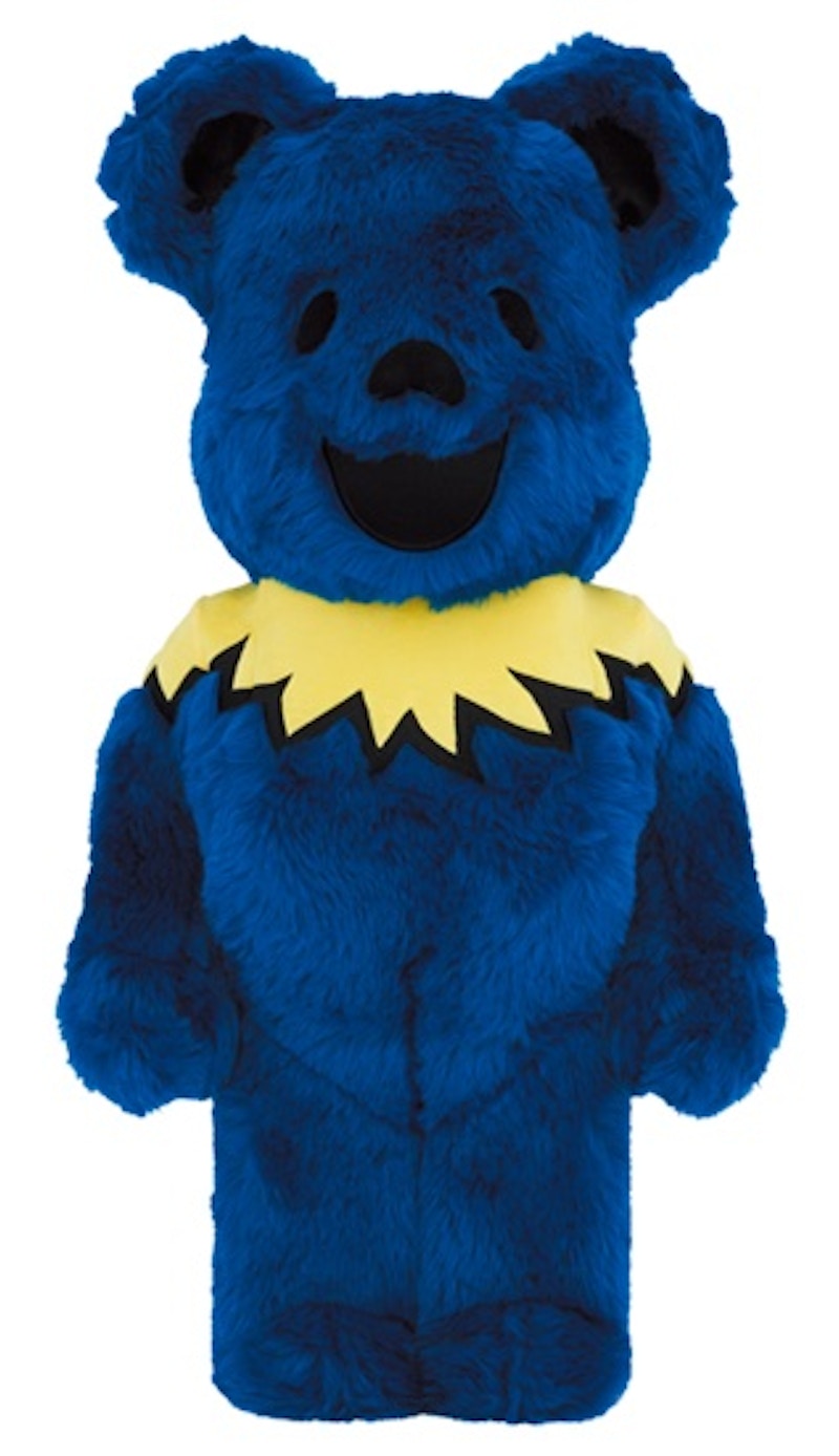 Bearbrick x Grateful Dead Dancing Bear Costume Ver. 1000% Blue