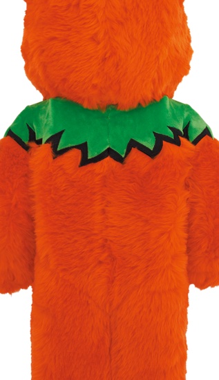 Bearbrick x Grateful Dead Dancing Bear Costume Ver. 1000% Orange - JP