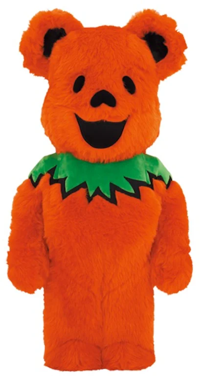 Bearbrick X Grateful Dead Dancing Bear Costume Ver 1000 Orange Us