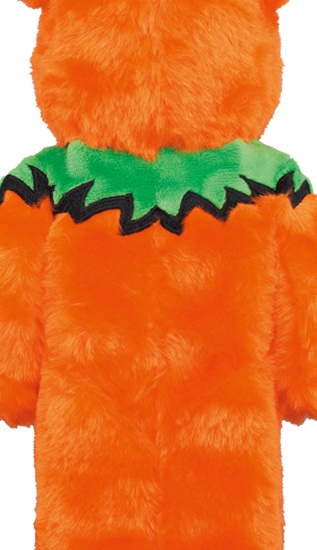 Bearbrick x Grateful Dead Dancing Bear Costume Ver. 400% Orange