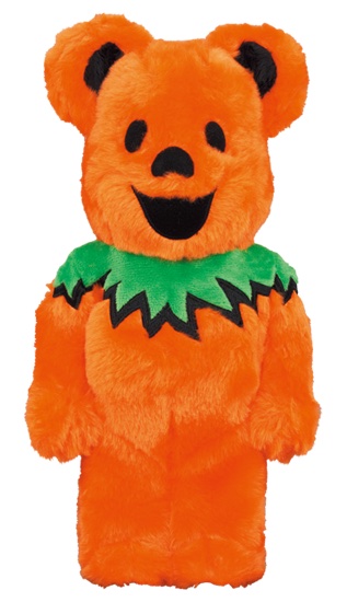Bearbrick x Grateful Dead Dancing Bear Costume Ver. 400% Orange - US