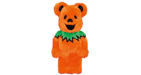 Bearbrick x Grateful Dead Dancing Bear Costume Ver. 400% Orange