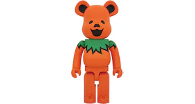 Bearbrick x Grateful Dead Dancing Bears 1000% Orange