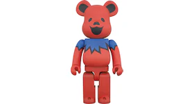 Bearbrick x Grateful Dead Dancing Bears 1000% Red