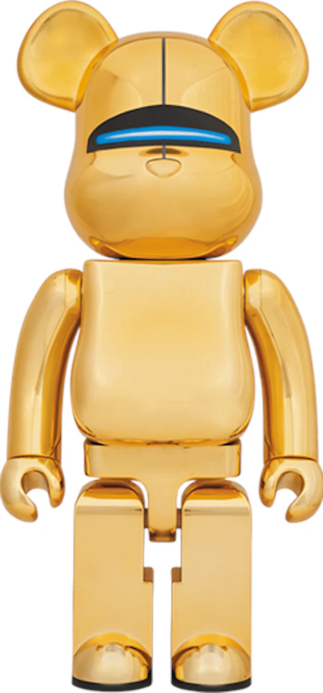 Bearbrick x Hajime Sorayama Sexy Robot 1000% Gold