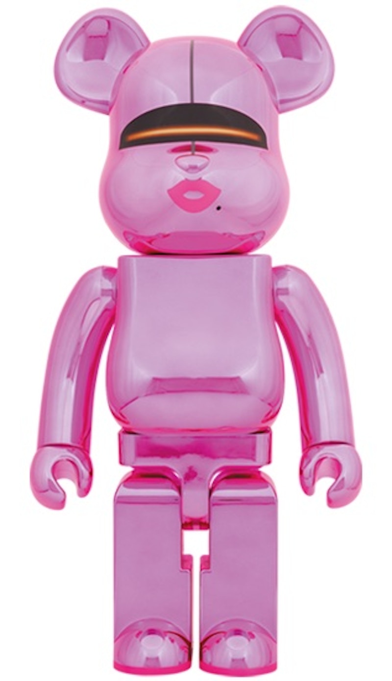 Bearbrick x Hajime Sorayama x 2G 1000% Pink Gold Ver.