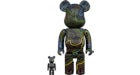 Bearbrick x Hypebeast 100% & 400% Set Black Multicolor