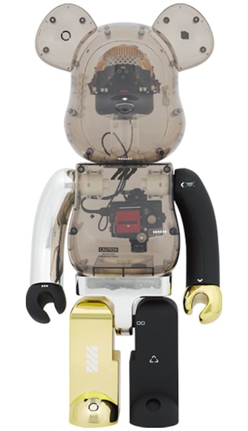 Bearbrick x Ikeuchi Memento Mori 1000% Clear Smoke Ver. - JP