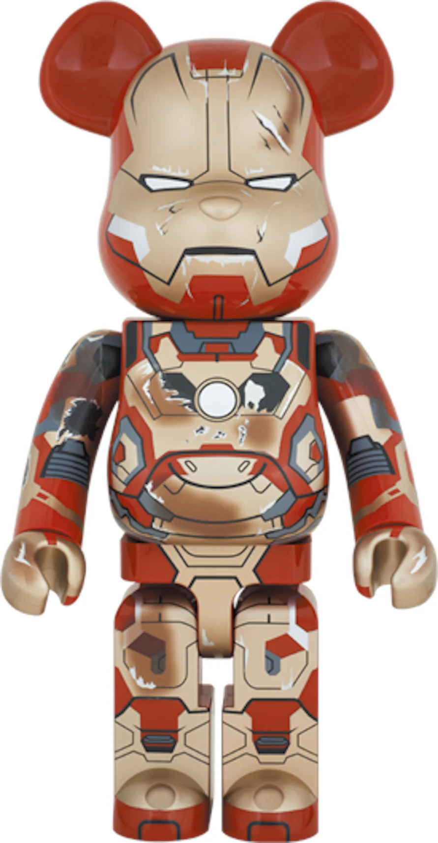 Bearbrick x Iron Man Mark XLII Damaged 1000% Multi