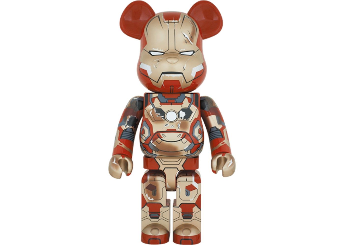 Bearbrick X Iron Man Mark Xlii Damaged 1000 Multi 15