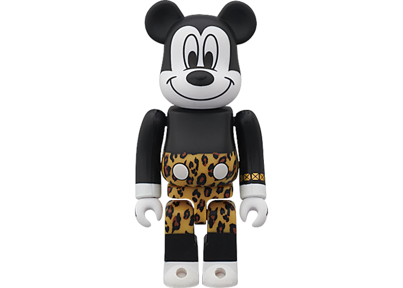Bearbrick x Joyrich Mickey Mouse (Punk Leopard Ver.) 100% Black - US