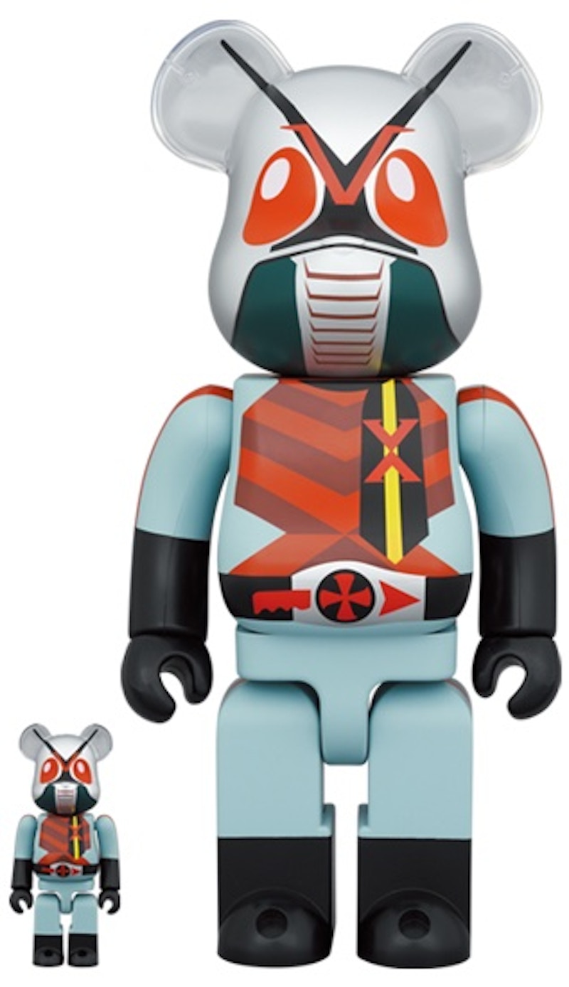 Bearbrick x Kamen Rider X 100% & 400% Set