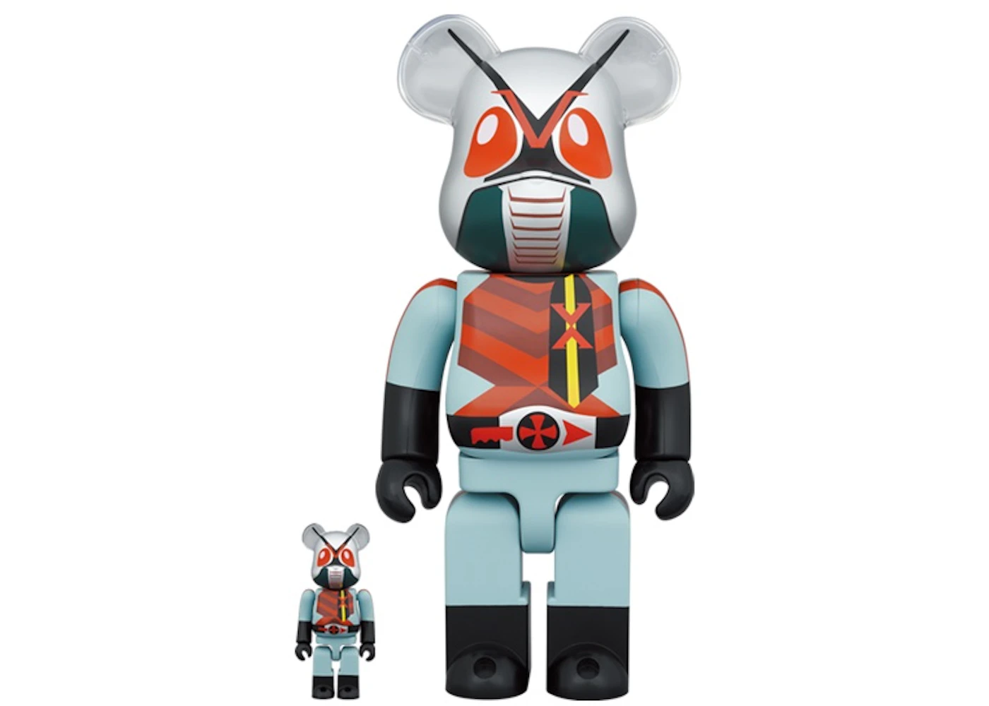 Bearbrick x Kamen Rider X 100% & 400% Set - US