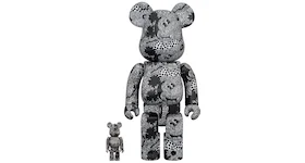 Bearbrick x Keith Haring x Disney Mickey Mouse 100% & 400% Set