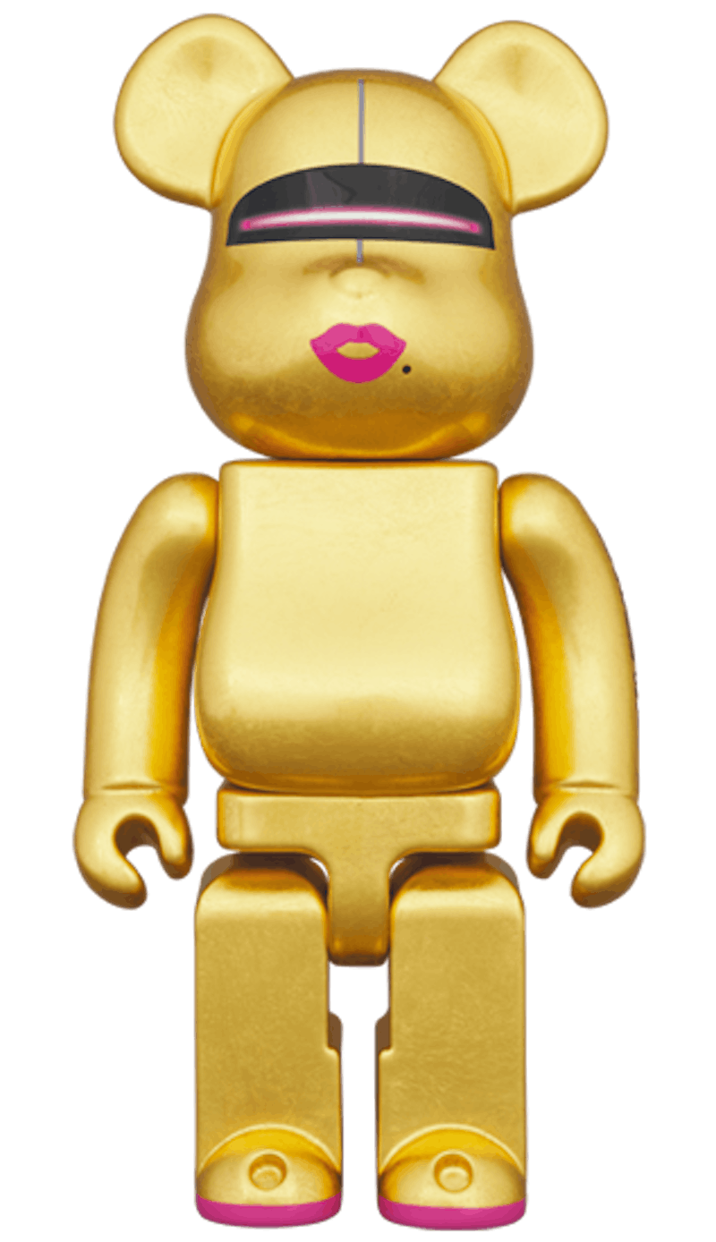 Bearbrick x Kutani x Hajime Sorayama 400% (Pure Gold Leaf) - US
