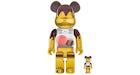 Bearbrick x La Maison du Chocolat 100% & 400% Set Brown/Gold