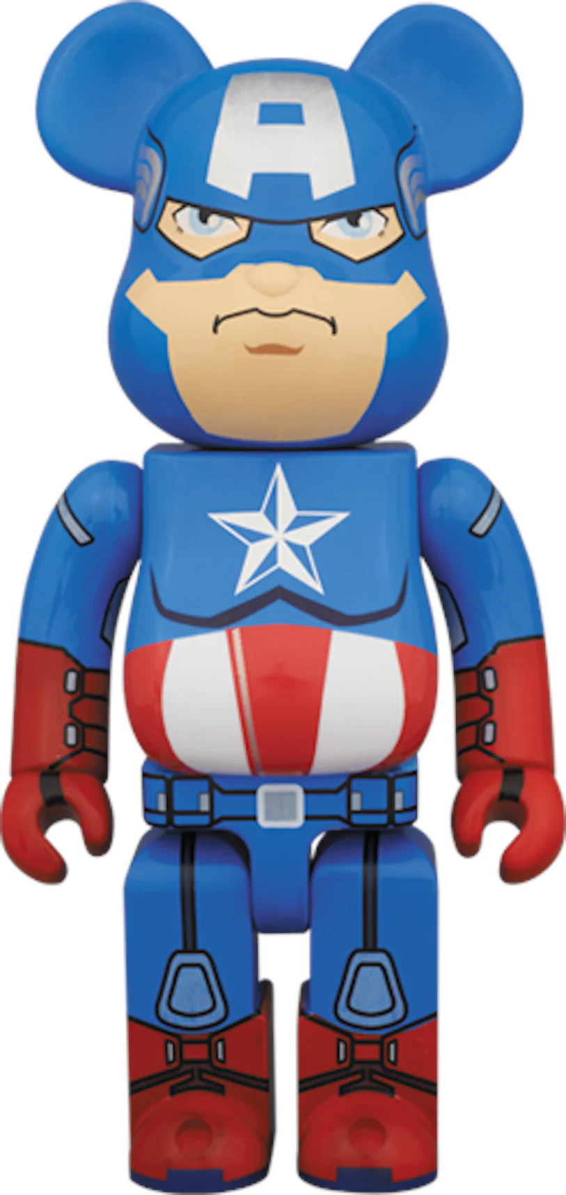 Bearbrick x Marvel Captain America 400% Blue