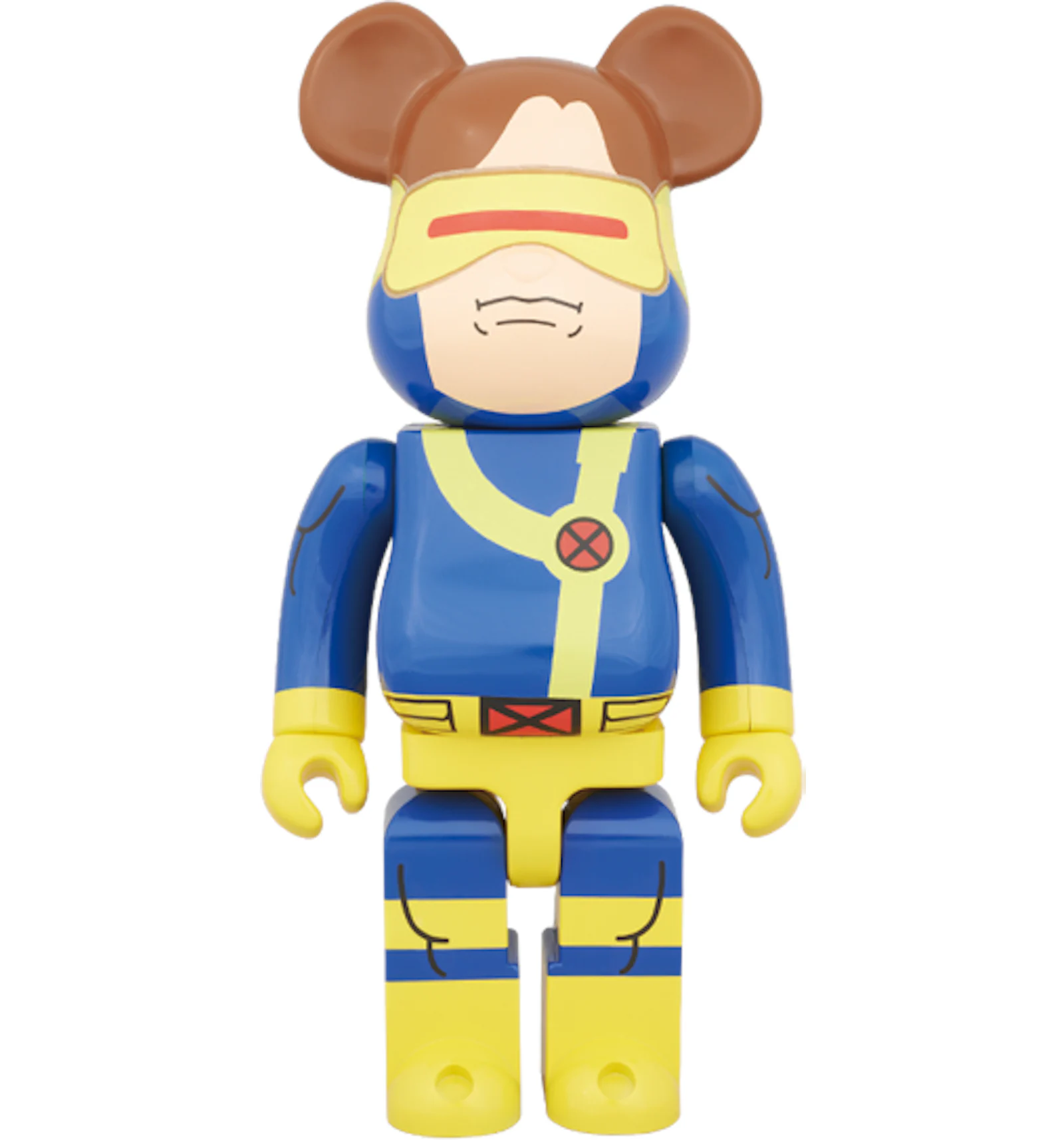 Bearbrick x Marvel Cyclops 400 Blue/ Yellow US