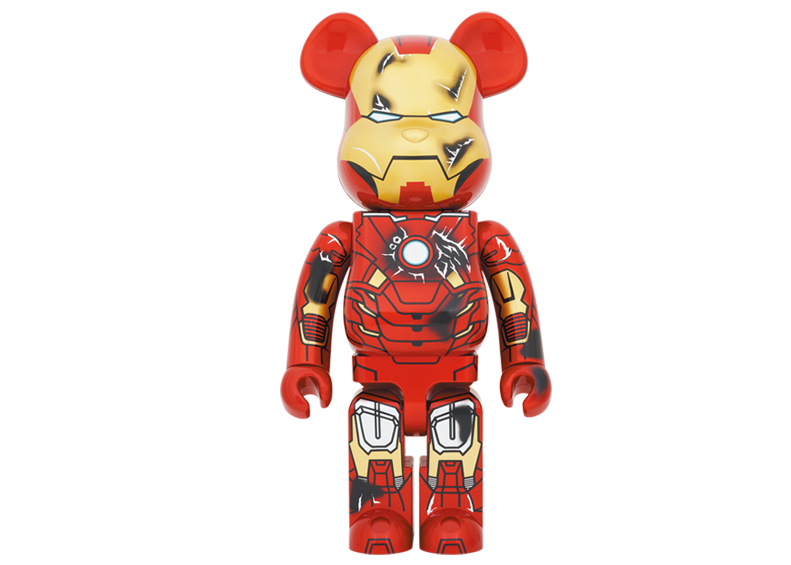 Bearbrick x Marvel Iron Man 3 (Iron Man Mark VII Damage Ver.) 400 