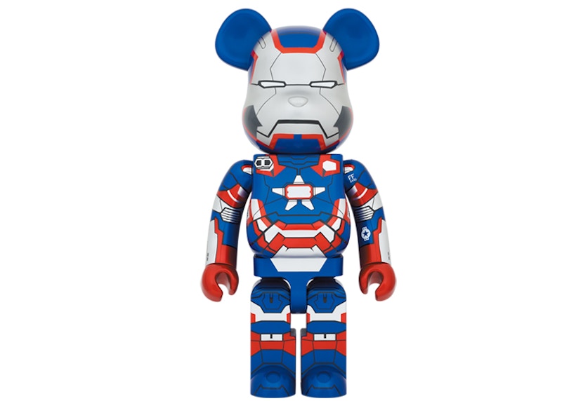 2022公式店舗 BE@RBRICK IRON PATRIOT 1000％ アメコミ