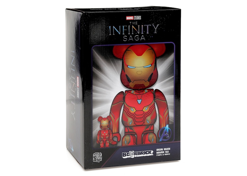 BE@RBRICK IRON MAN MARK 50 100%&400% - フィギュア