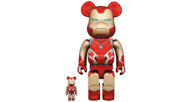 Bearbrick x Marvel Iron Man Mark 85 100% & 400% Set