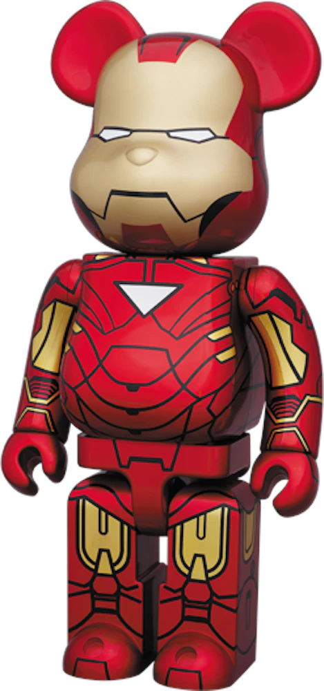Bearbrick x Marvel Iron Man Mark VI 400% Red