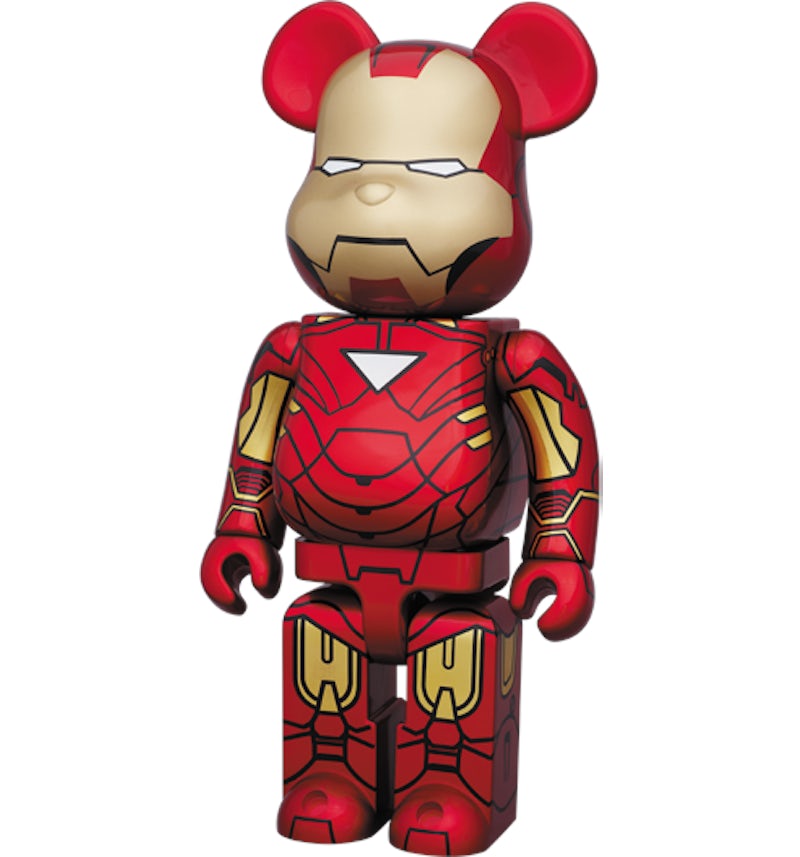 Bearbrick x Marvel Iron Man Mark VI 400% Red - US Bearbrick x Marvel Iron Man Mark VI 400% Red - US