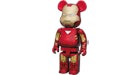 Bearbrick x Marvel Iron Man Mark VI 400% Red