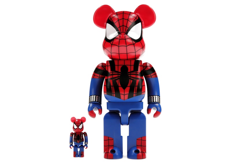 Bearbrick x Marvel Spider-Man (Ben Reilly) 100% & 400% Set