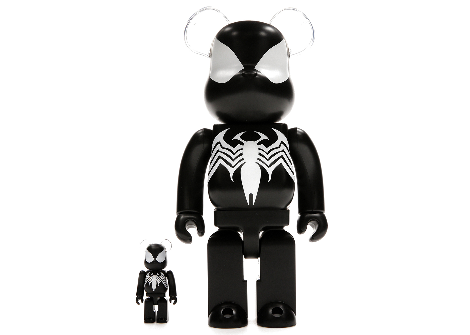 Bearbrick x Marvel Spider-Man Black Costume 100% & 400% Set - US