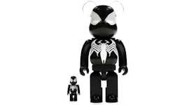 Set Bearbrick x Marvel Spider-Man Black Costume 100 % und 400 %
