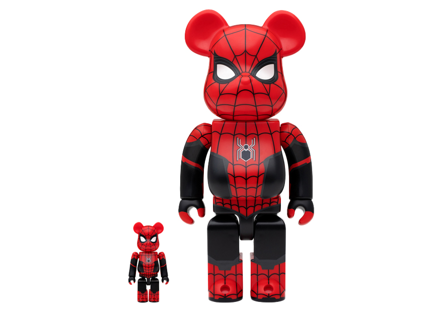 Bearbrick x Marvel Spider-Man: No Way Home (Spider-Man Upgraded Suit) 100%  & 400% Set