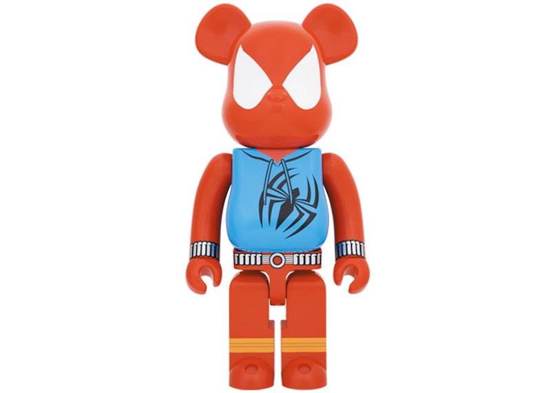 激安商品新品 2セット BE@RBRICK SCARLET SPIDER 100％ & 400％ BE@RBRICK SPIDER-MAN BLACK COSTUME 100％ & 400％ ベアブリック スパイダーマン キューブリック、ベアブリック