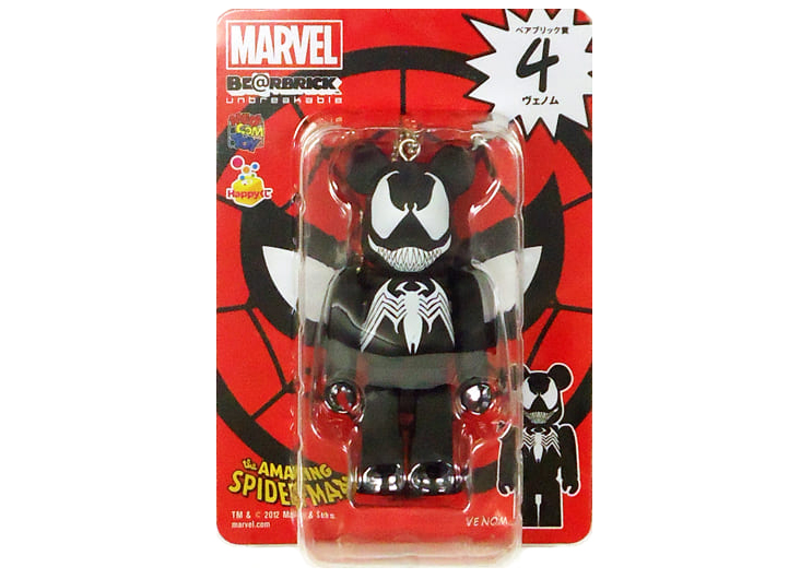 Bearbrick x Marvel Unbreakable The Amazing Spider-Man Venom #4 100