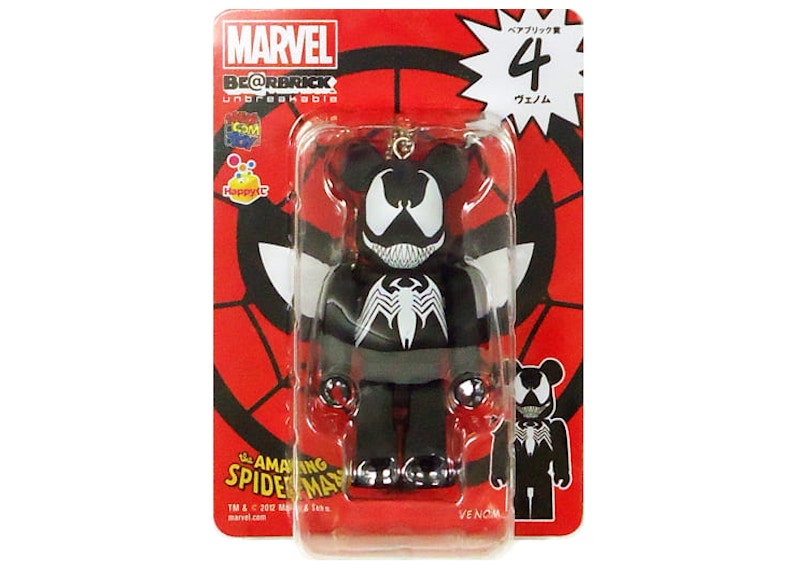 Bearbrick x Marvel Unbreakable The Amazing Spider-Man Venom #4 100%