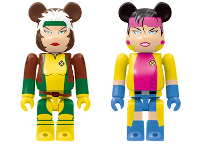 Bearbrick x Marvel X-Men Happy Lottery Rogue & Jubilee 2 Pack 100