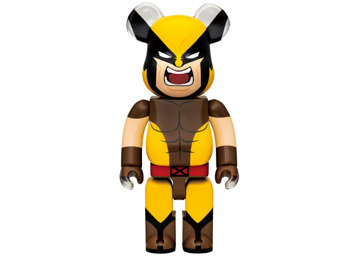 Bearbrick x Marvel X-Men Happy Lottery Wolverine (Brown Costume