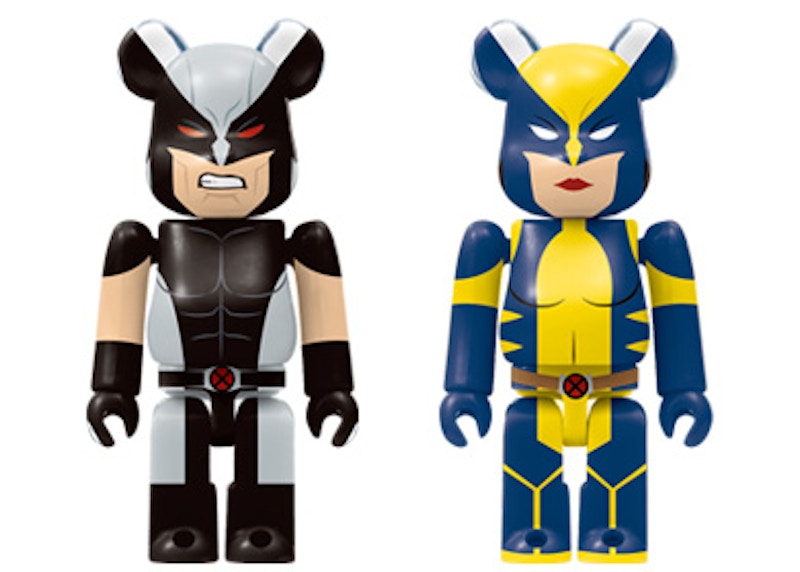 Bearbrick x Marvel X-Men Happy Lottery Wolverine & X-23 Wolverine 