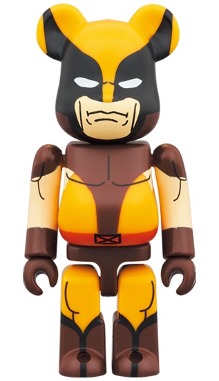 Bearbrick x Marvel X-Men Wolverine (Brown Ver.) 100% & 400% Set - US