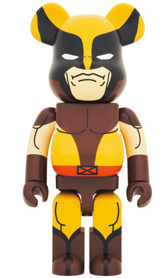Bearbrick x Marvel X-Men Wolverine (Brown Ver.) 100% & 400% Set - US